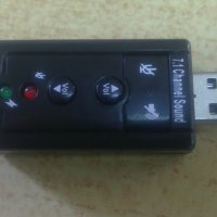 Звукова карта USB 2.0, външна(sound card) 