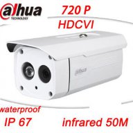 Dahua DH-HAC-HFW1020B HDCVI Водоустойчива 1Mpx 720P HD Ден/Нощ Охранителна Камера. 50М Нощно Виждане, снимка 1 - Камери - 15701401