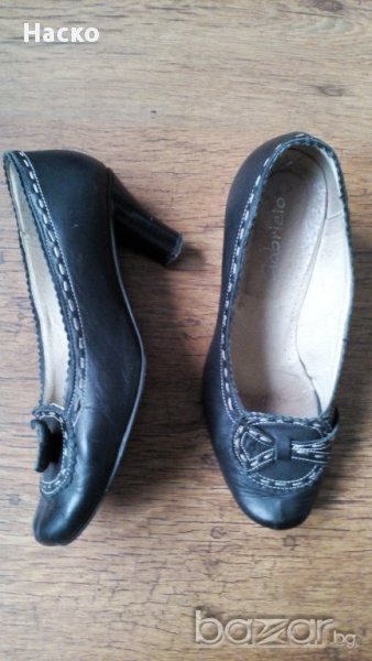 gabrielo, кожени обувки с ток, снимка 1