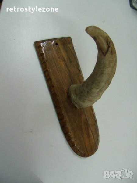 № 1960 старо пано декорация за стена - рог , снимка 1