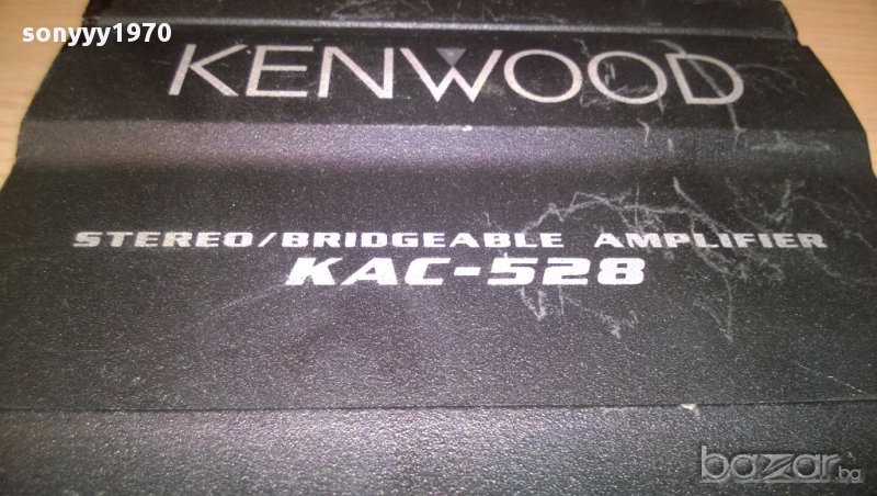kenwood kac-528-stereo amplifier 12v-внос швеицария, снимка 1