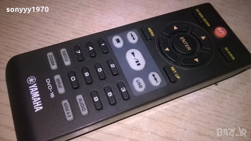yamaha dvd-16 remote control-внос швеицария, снимка 1