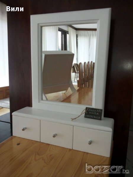 Огледало с чекмеджета за бижута, снимка 1