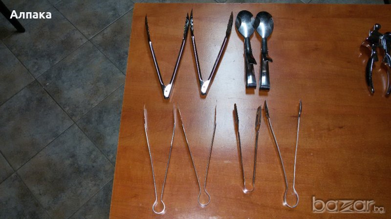 Продавам различни щипки за скара, алпака, снимка 1
