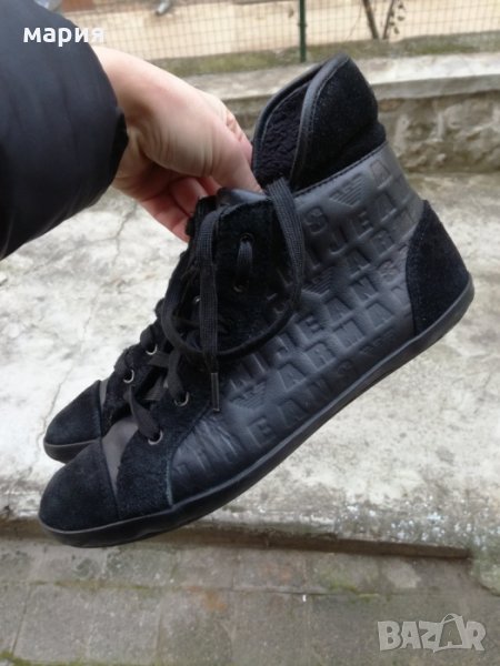 Armani оригинални кецове естество. Кожа, снимка 1