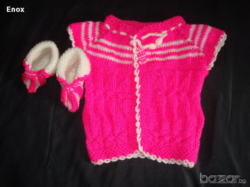 Бебешки Нови ръчно плетени дрешки, снимка 1