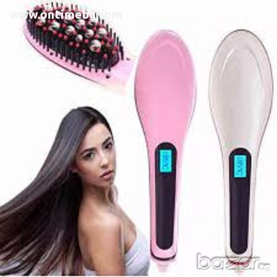Професионална електрическа четка за изправяне на коса, снимка 1