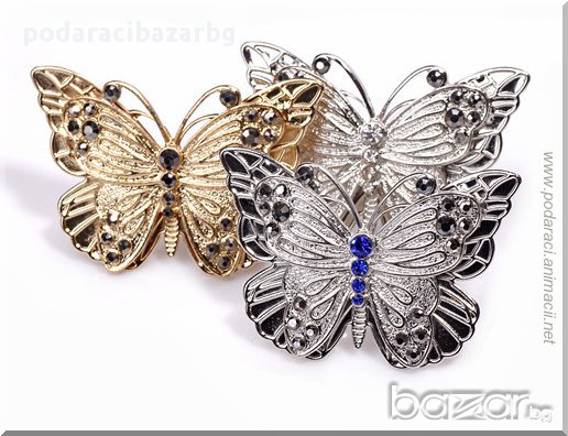 ГОЛЯМА ПЕПЕРУДА – ДАМСКИ ПРЪСТЕН! СРЕБЪРНА ИЛИ ЗЛАТНА ДА Е ТЯ?, снимка 1