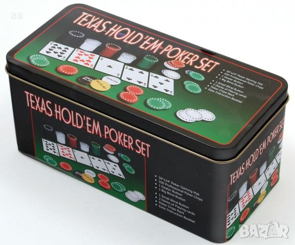 НАМАЛЕНИЕ Покер Сет от 300 части за игра Комплект за покер чипове, снимка 2 - Други спортове - 25403932