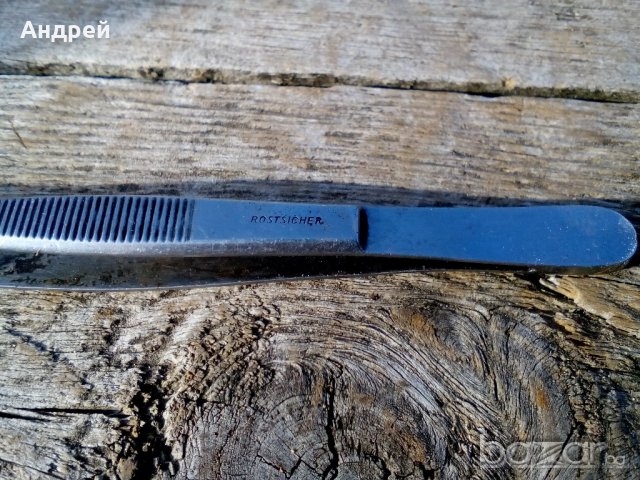 Пинсета ROSTSICHER, снимка 2 - Антикварни и старинни предмети - 19502203