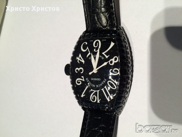 Часовник Franck Muller Black Croco клас реплика  ААА+, снимка 3 - Мъжки - 9160774
