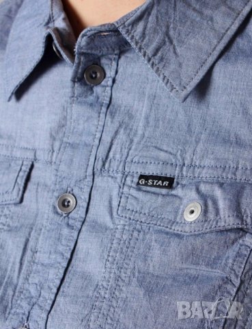 G-star оригинална риза L, снимка 3 - Ризи - 22464259