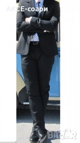  Луксозен ZARA/L,Спортно-елегантен Костюм, Отлично състояние!!, снимка 2 - Костюми - 24296158