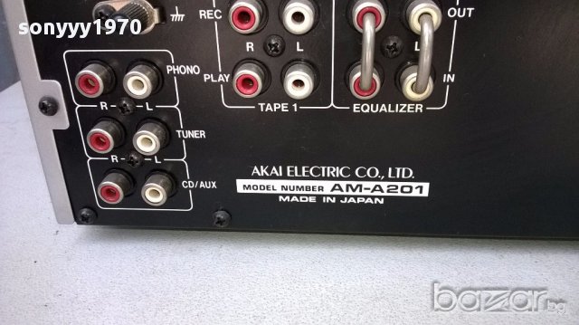 akai am-a201 amplifier-made in japan-внос швеицария, снимка 8 - Ресийвъри, усилватели, смесителни пултове - 18169760