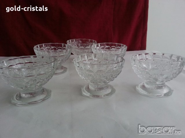 кристални купички за ядки сладолед сосове , снимка 2 - Антикварни и старинни предмети - 20415858