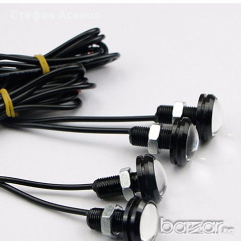 Автоматични кръгли LED дневни светлини, снимка 3 - Аксесоари и консумативи - 19513522