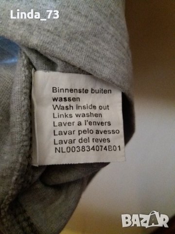 Мъж.тениска-"GINO SANTI"-/памук/-св.сива. Закупена от Италия., снимка 7 - Тениски - 21860748