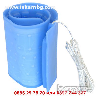 Силиконова Клавиатура Сгъваема Синя, снимка 4 - Клавиатури и мишки - 12538540