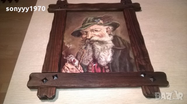 ретро картина-красива и стилна-57х48см-внос швеицария