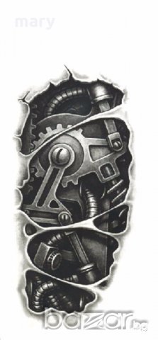 временна татуировка „голям механизъм“, снимка 2 - Други - 19063504