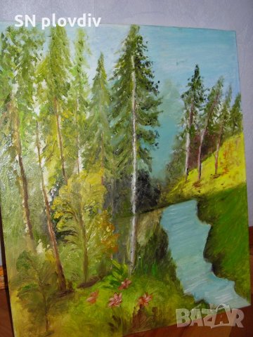  Картина с маслени бои ,нова