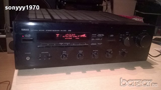 Yamaha rx-550 stereo receiver made in japan-внос швеицария, снимка 8 - Ресийвъри, усилватели, смесителни пултове - 15542299