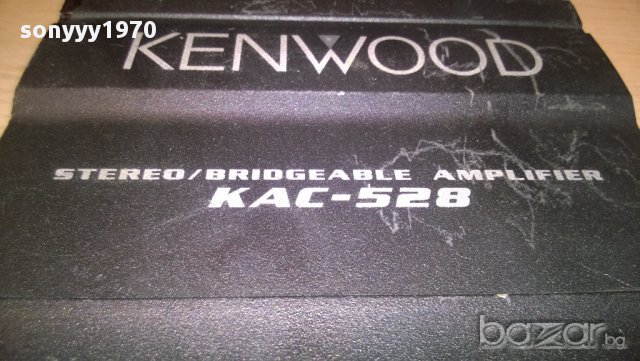 kenwood kac-528-stereo amplifier 12v-внос швеицария