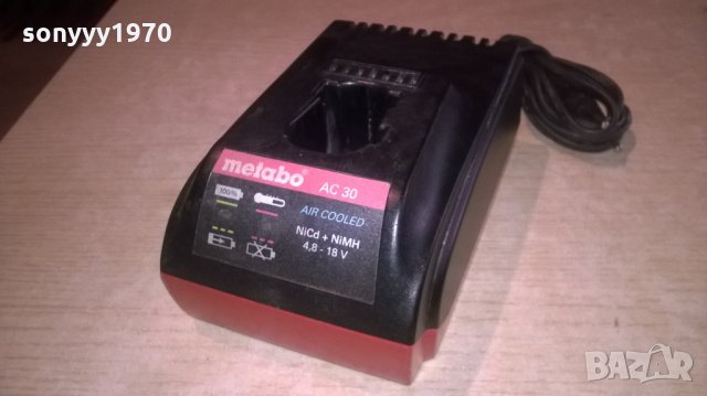 metabo ac 30 air cooled battery charger-внос швеицария, снимка 1 - Винтоверти - 23944392
