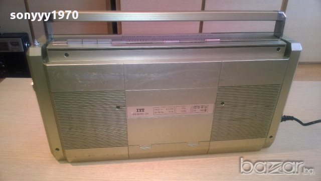 itt-touring 220-ретро касетофон-внос швеицария, снимка 15 - Ресийвъри, усилватели, смесителни пултове - 11269243