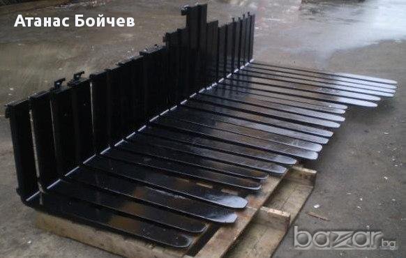  	 вилични рогове, вилични удължители и вилични изравнители клас на присъединяване 2А, 3А, 4А.