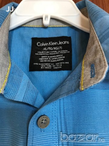 Calvin Klein оригинална риза, размер 7годинки, снимка 3 - Детски ризи - 20282422