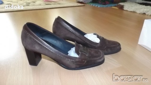 Обувки на ток от велур:)