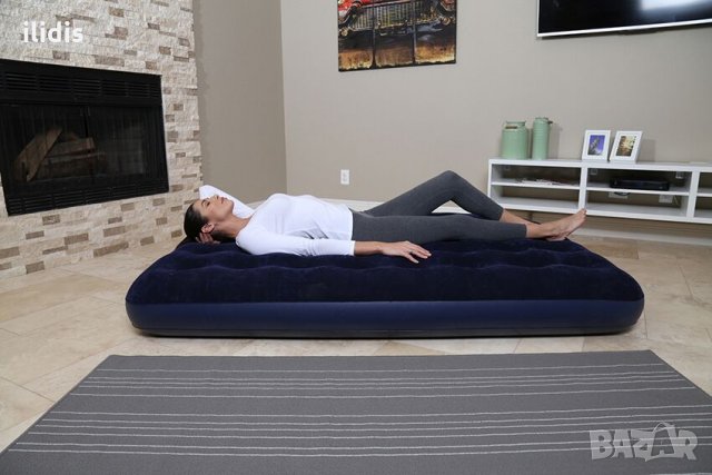 Надуваем матрак двоен ( нова стока ) 203х152х22 см, снимка 4 - Надуваеми легла - 24338356