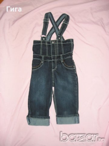 Дънков гащеризон, снимка 1 - Детски панталони и дънки - 18196282