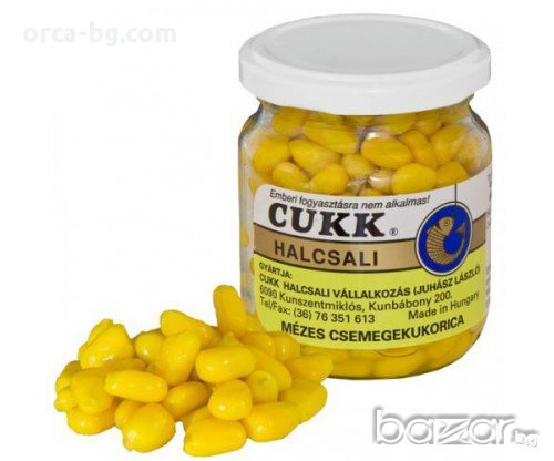 Суха царевица за риболов CUKK – ароматна, трайна и готова 125 г