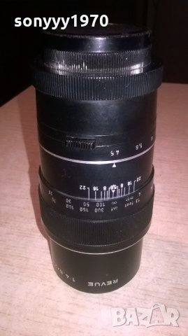 revue-lens made in w.germany-обектив 14см-внос швеицария, снимка 8 - Обективи и филтри - 23859312