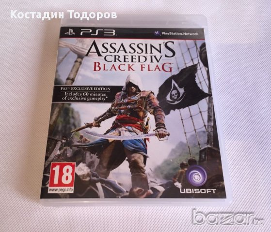 Assassin's Creed IV: Black Flag Sony PlayStation 3, снимка 1 - Игри за PlayStation - 13432774