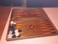 стара табла-50х50см естествен фурнир, снимка 11