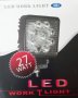 LED дневна светлина ,водоустойчива IP 67, 10-30V, 27 W - квадрат, снимка 2