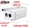Dahua DH-HAC-HFW1020B HDCVI Водоустойчива 1Mpx 720P HD Ден/Нощ Охранителна Камера. 50М Нощно Виждане, снимка 1