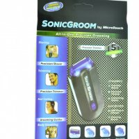 Мъжки мулти-функционален тример със сензор за брада коса и тяло Sonic Groom Micro Touch, снимка 6 - Тримери - 18048629