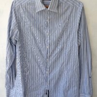 Guess by Marciano Los Angeles мъжка риза раирана синьо и бьло, снимка 1 - Ризи - 23452772