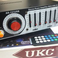 Усилвател за домашна употреба с караоке UKC AK-121USB, снимка 2 - Караоке - 17193000