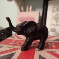дървена статуетка на слонче от Кения, снимка 1 - Колекции - 20161424