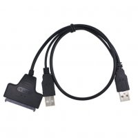 USB 2.0 към SATA 22 Pin адаптер конвертор кабел за 2.5 инча твърд диск, снимка 6 - Външни хард дискове - 21065160