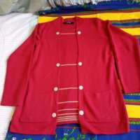 Дамска блуза с дълъг ръкав тъмночервена, снимка 1 - Блузи с дълъг ръкав и пуловери - 25966305
