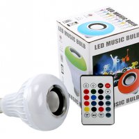 Smart крушка с блутут музикална колонка със сменяща се светлина с дистанционно, bluetooth + Подарък-, снимка 2 - Други стоки за дома - 23241586
