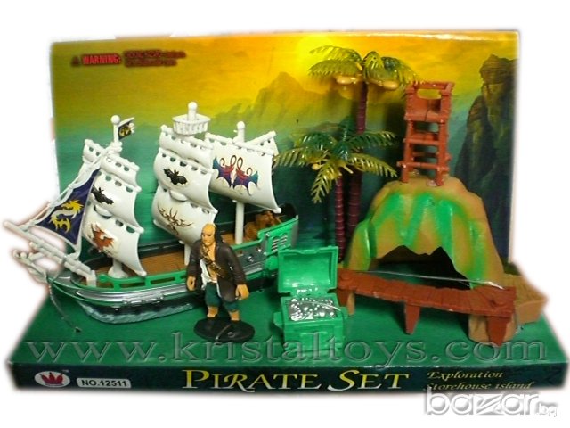 Детска играчка комплект Пиратски кораб - от карибите 291183, снимка 1
