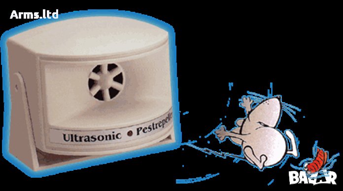 Прогонва мишки, хлебарки и др - LS-968 Ultrasonic Pestrepeller, снимка 1