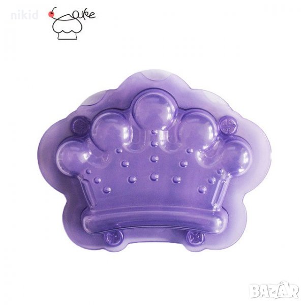 3D Голяма Корона Поликарбонатна отливка калъп молд за шоколад Шоколадова черупка торта форма фондан, снимка 1